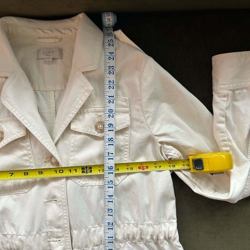 LOFT Cream Utility Jacket - Picture 4 of 10